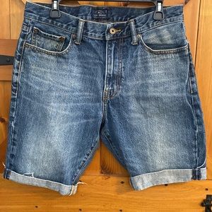 Lucky brand men’s jean cut off shorts